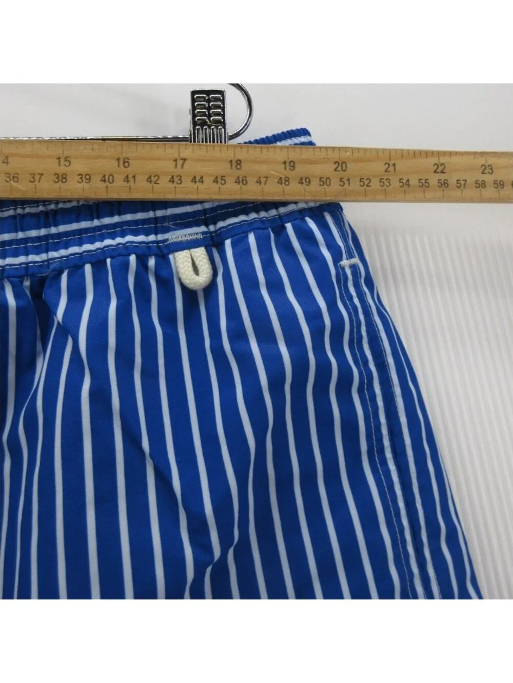Polo Ralph Lauren Swim Shorts 2XB Big Bathing Suit Striped Red Pony